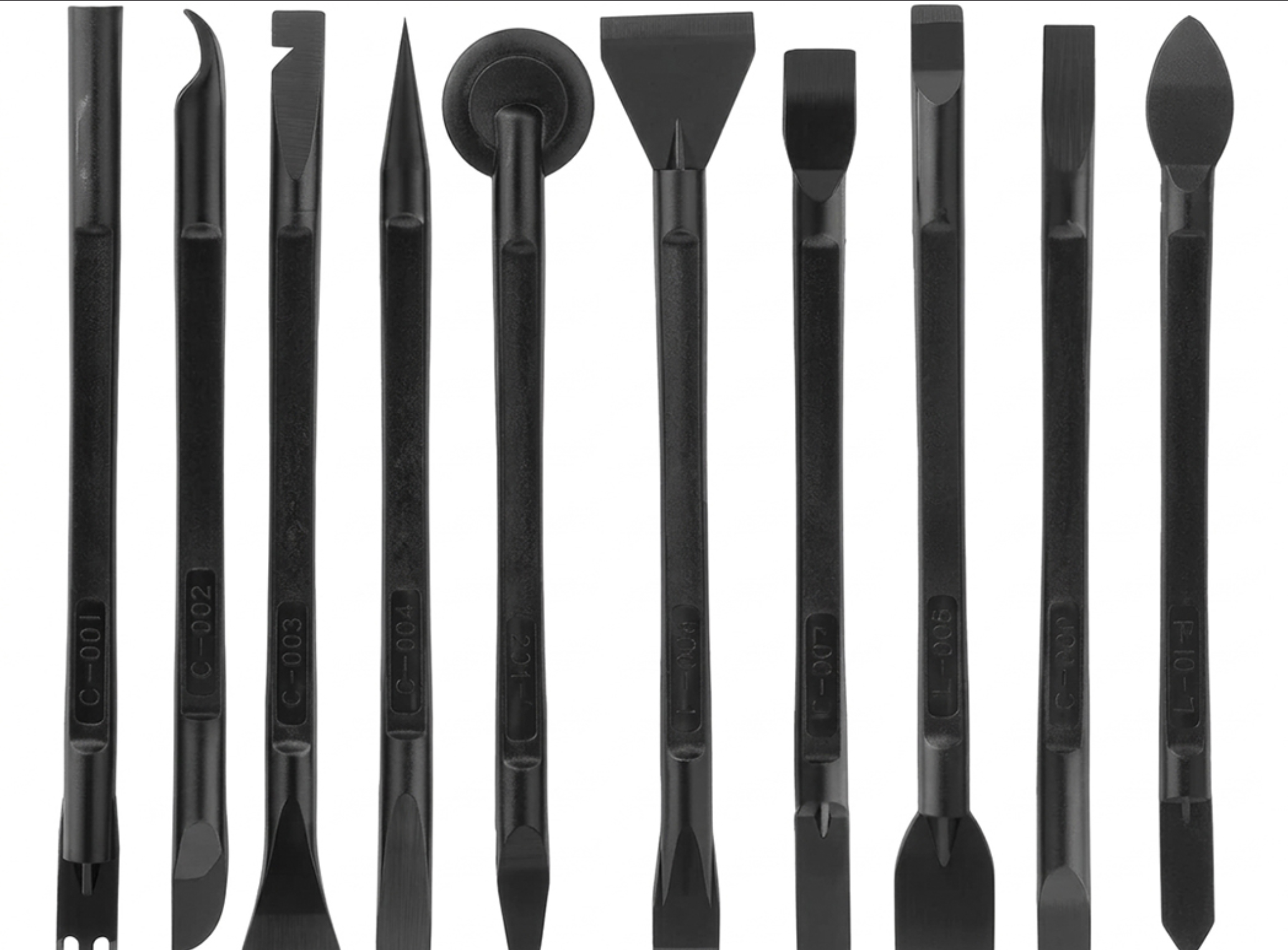 KIT DE HERRAMIENTAS CELULARES 10 EN 1 PLASTICAS RIGIDAS
