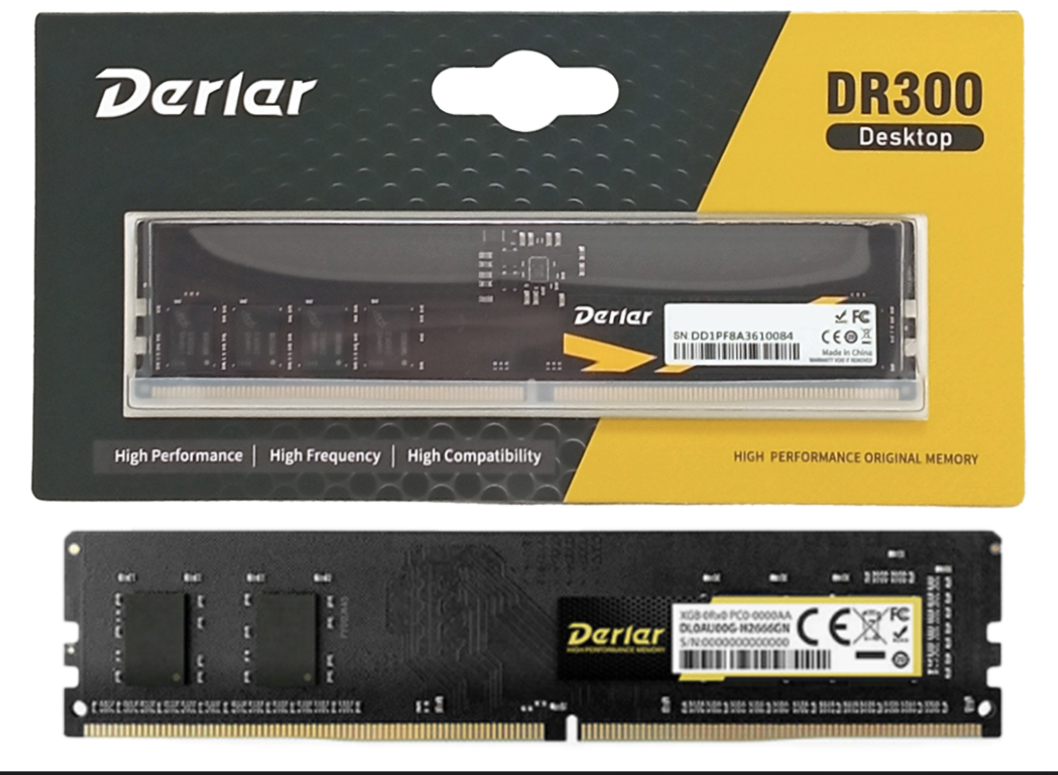 MEMORIA DDR4 8GB 3200MHZ 1.2V DESKTOP DERLAR DR300
