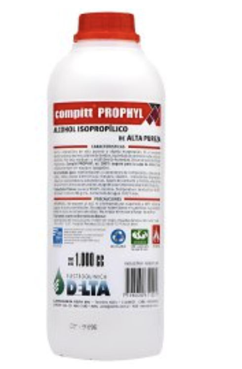 ALCOHOL ISOPROPILICO DELTA 1LT ALTA PUREZA