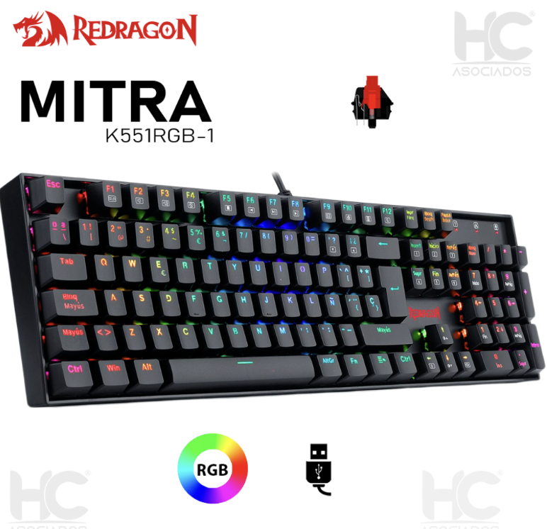 Teclado Mecánico Redragon Mitra