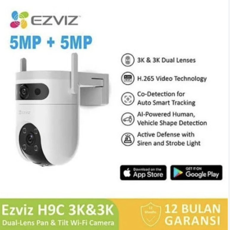 Nuevo Modelo!! Camara Ezviz H9c 3k 5MP ( EXTERIOR)