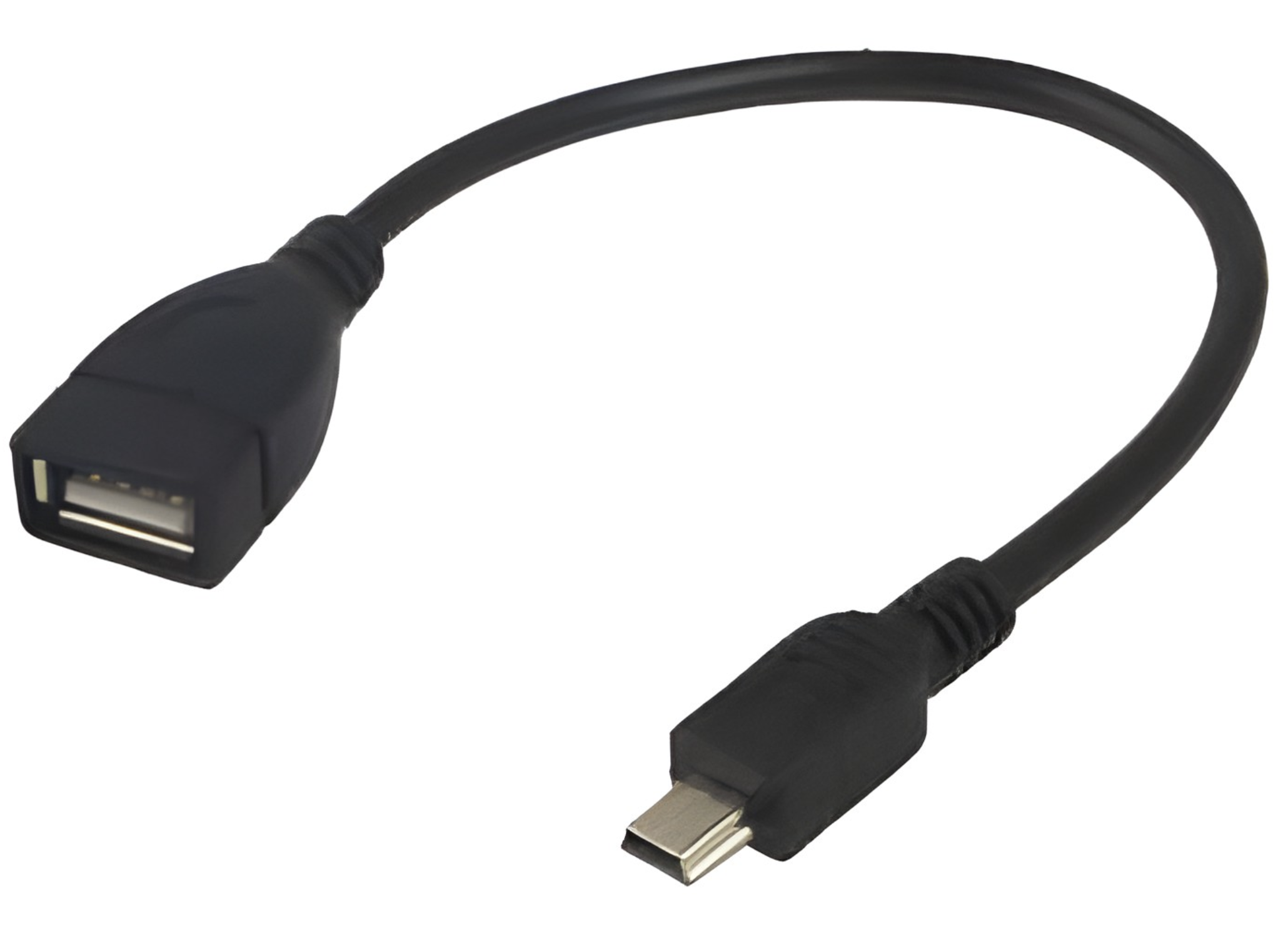 ADAPTADOR MINI USB 5 PINES A USB H OTG