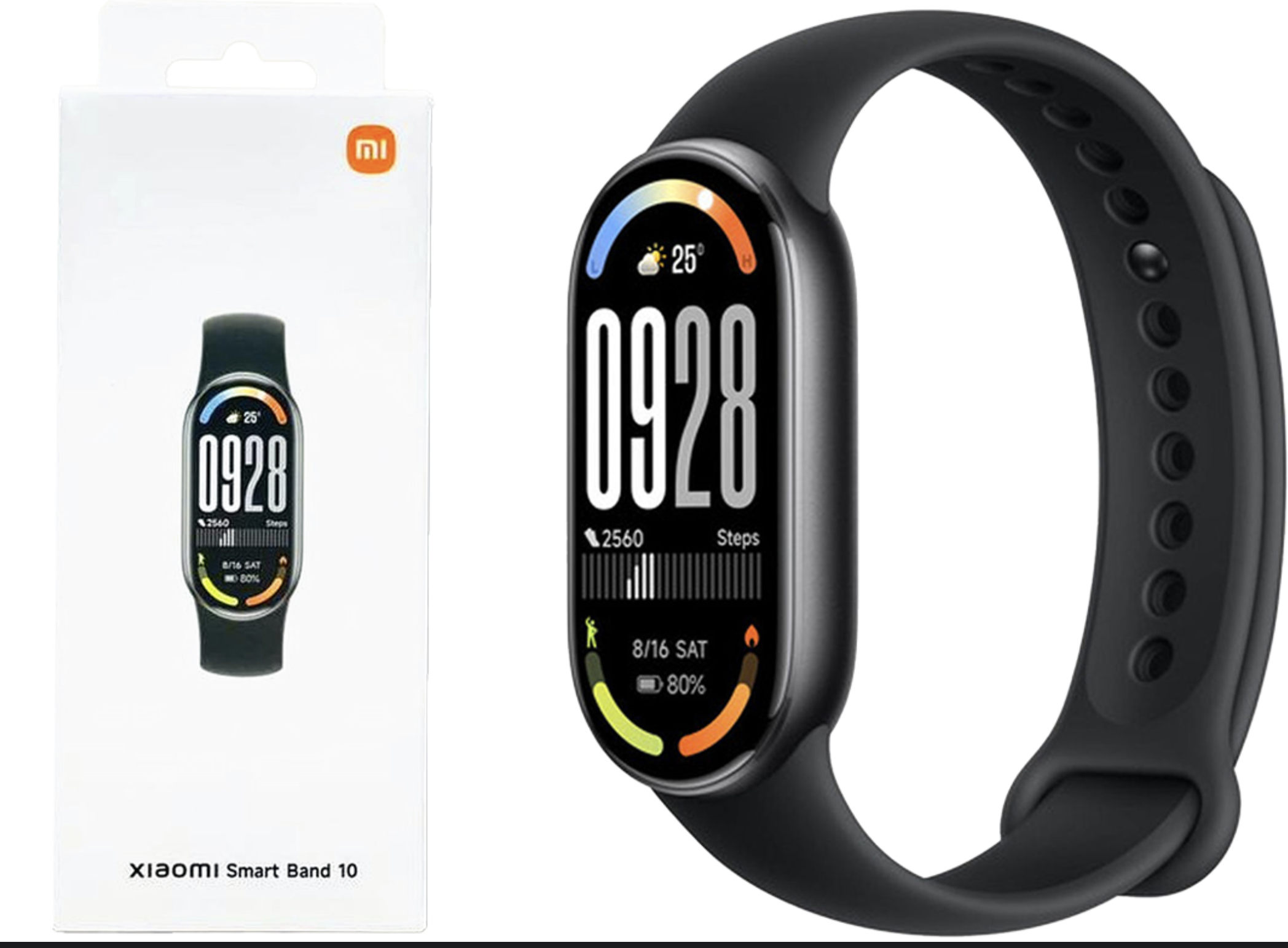SMARTBAND XIAOMI MI BAND 10 RITMO CARDIACO SUENO ESTRES OXIMETRO NOTIFICACIONES ACELEROMETRO GIROSCOPIO SUMERGIBLE 5ATM 150 MODOS DEPORTES BRUJULA BLU
