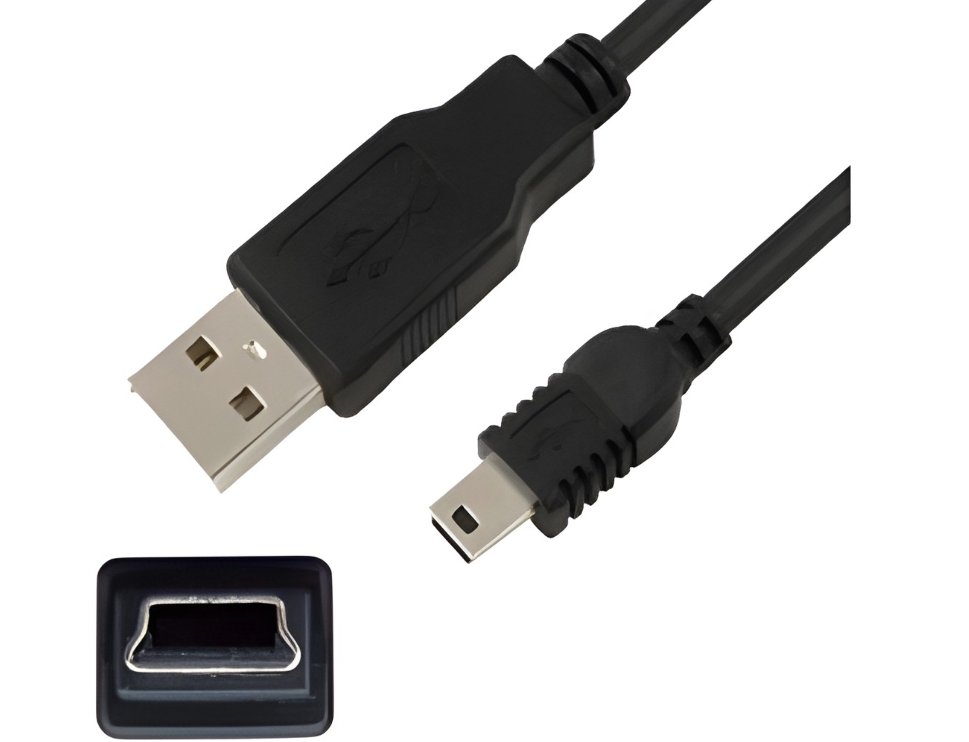 CABLE MINI USB 5 PINES 1.8 METROS USB