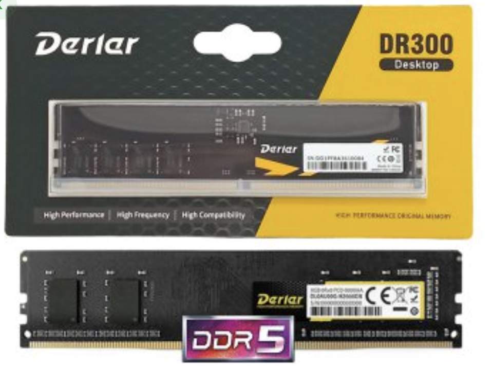 MEMORIA DDR5 16GB 6000MHZ 1.35V DESKTOP DERLAR DR300 - REVISAR COMPATIBILIDAD CON SU MOTHER