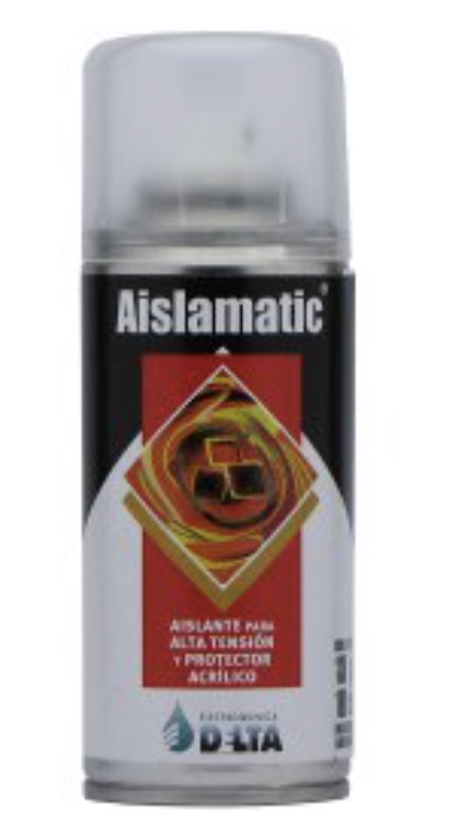 LACA PROTECTORA DELTA A AISLAMATIC 180CC 130G ACRILICA EN AEROSOL AISLANTE PARA ALTA TENSION Y PROTECTOR ACRILICO