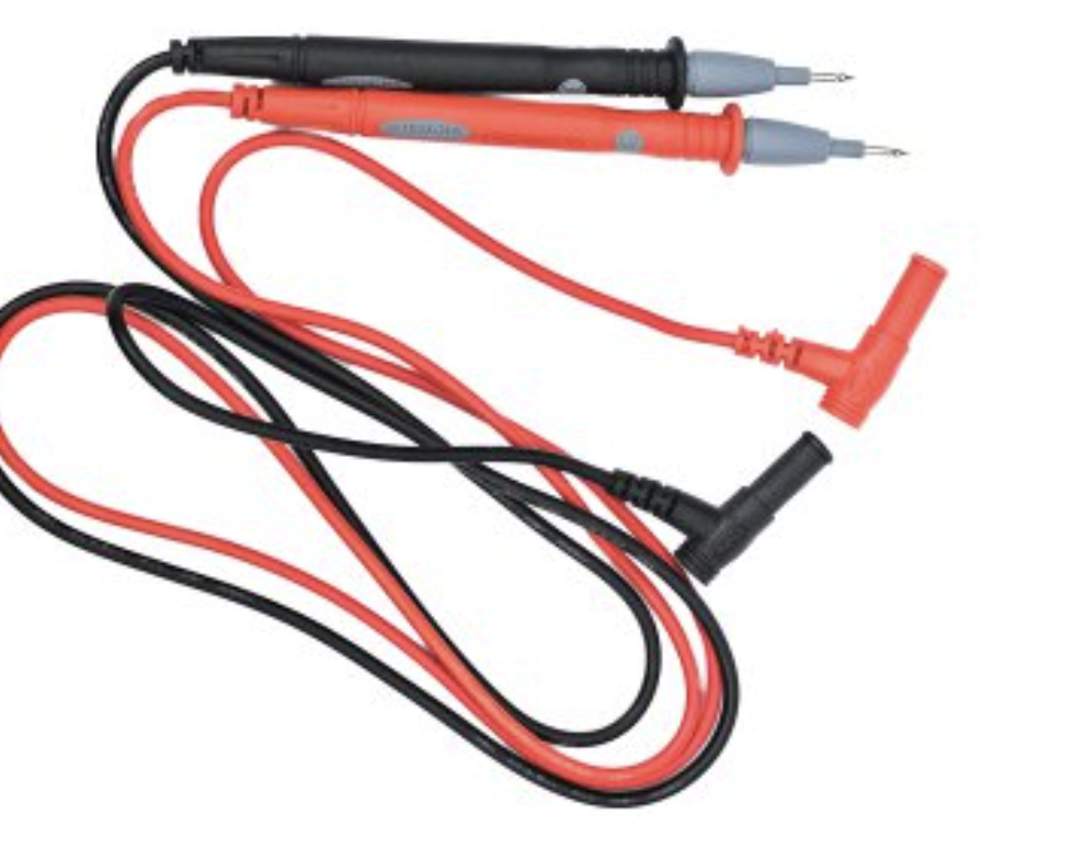 JUEGO DE PUNTAS TESTER FICHA BANANA 90 GRADOS 1MT METALICAS