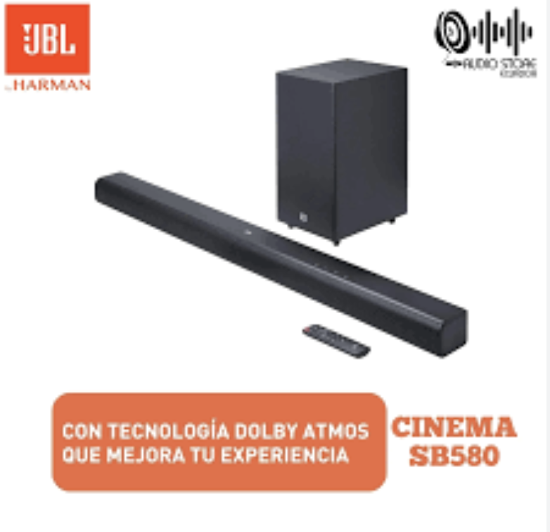 Barra de sonido Subwoofer JBL Cinema SB580