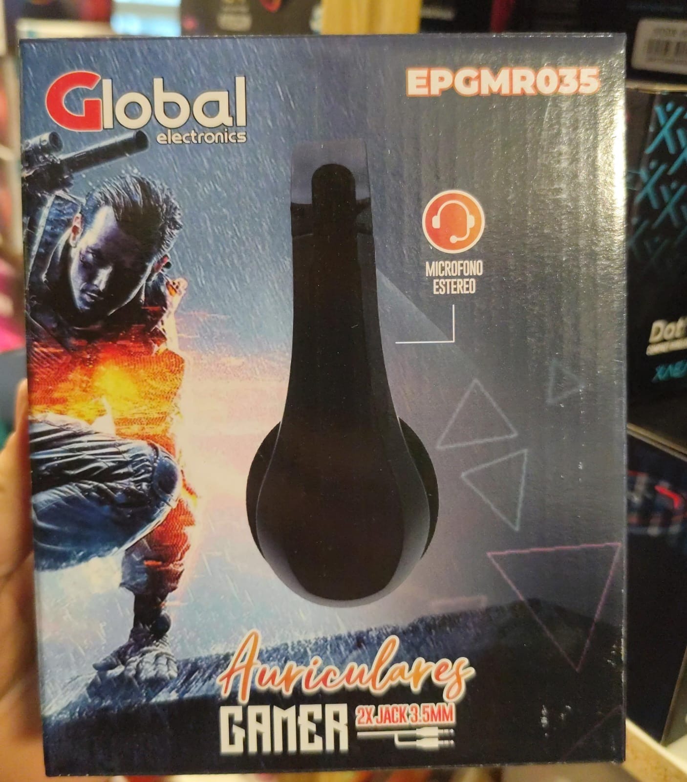 Art.(6349) Auriculares Gamer Global EPGMR035 2xJack 3.5mm