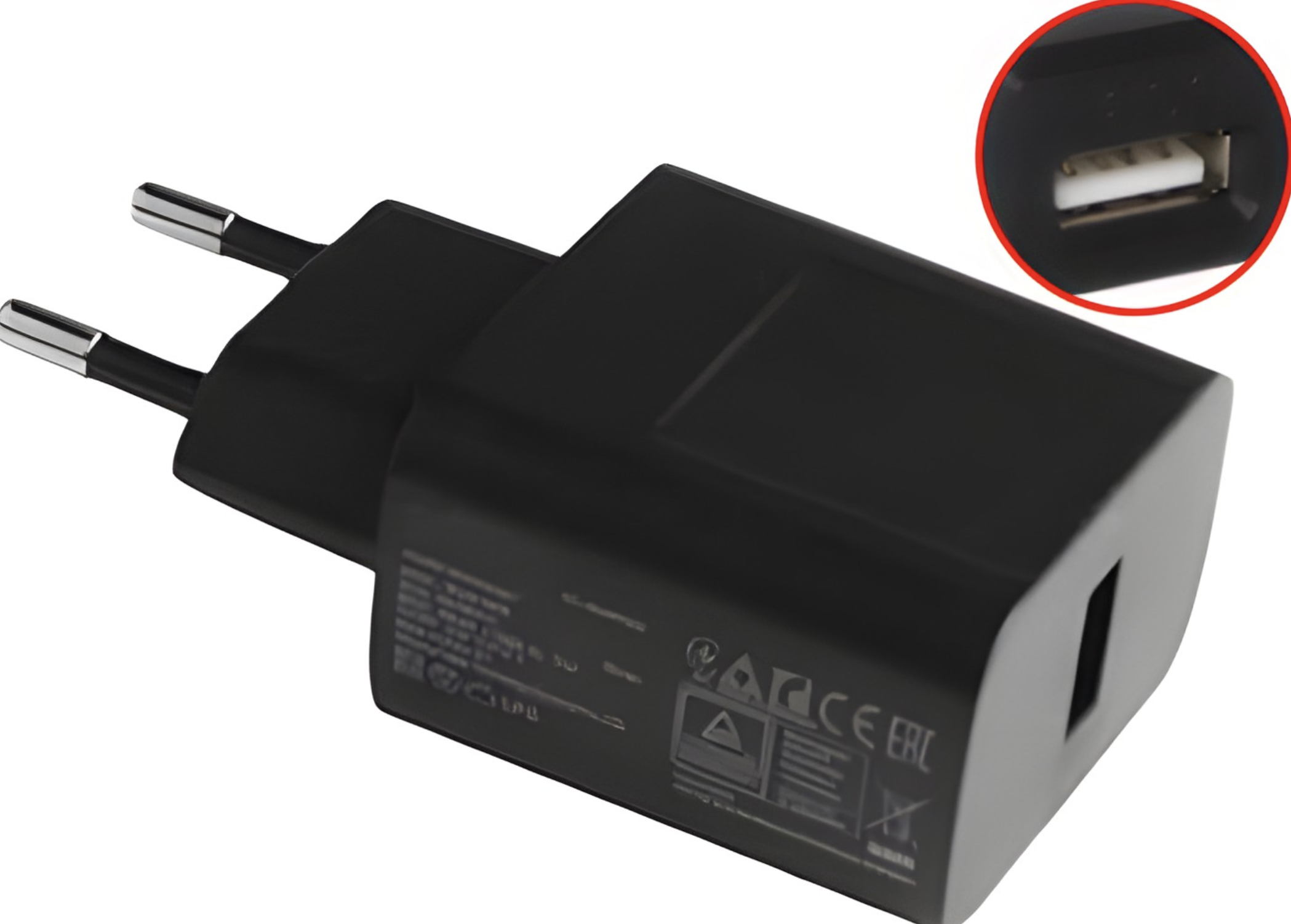 CARGADOR 5V 1A USB XIAOMI ORIGINAL PATAS REDONDAS REAL 1.3A
