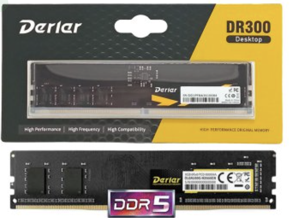 MEMORIA DDR5 16GB 4800MHZ 1.35V DESKTOP DERLAR DR300 - REVISAR COMPATIBILIDAD CON SU MOTHER