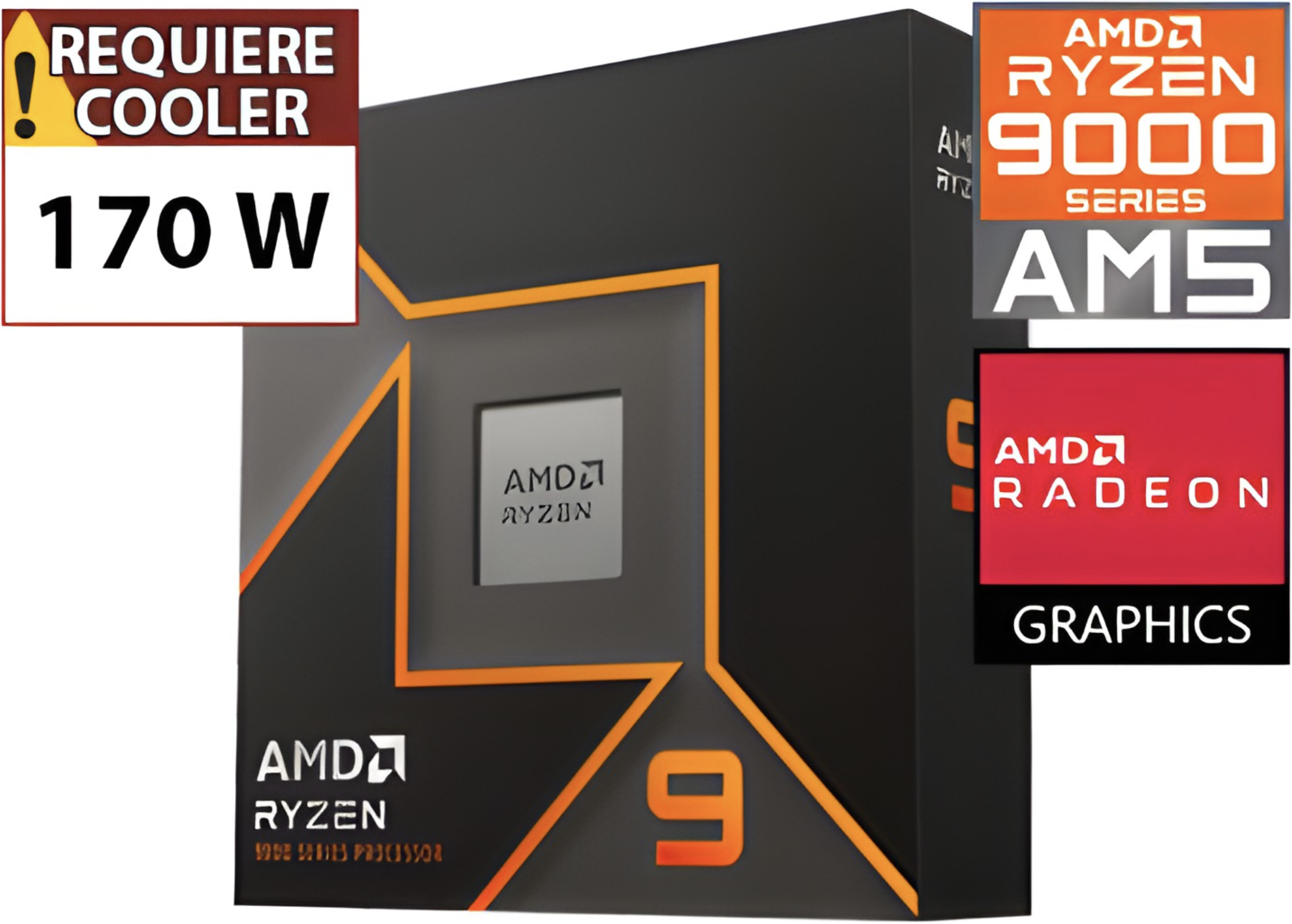 PROCESADOR AMD RYZEN 9 9950X3D 16 NUCLEOS 32 HILOS 4.3GHZ HASTA 5.7GHZ CACHE L3 128MB 170W AM5 - TRAE VIDEO RADEON GRAPHICS 2 - NO TRAE COOLER - REVIS