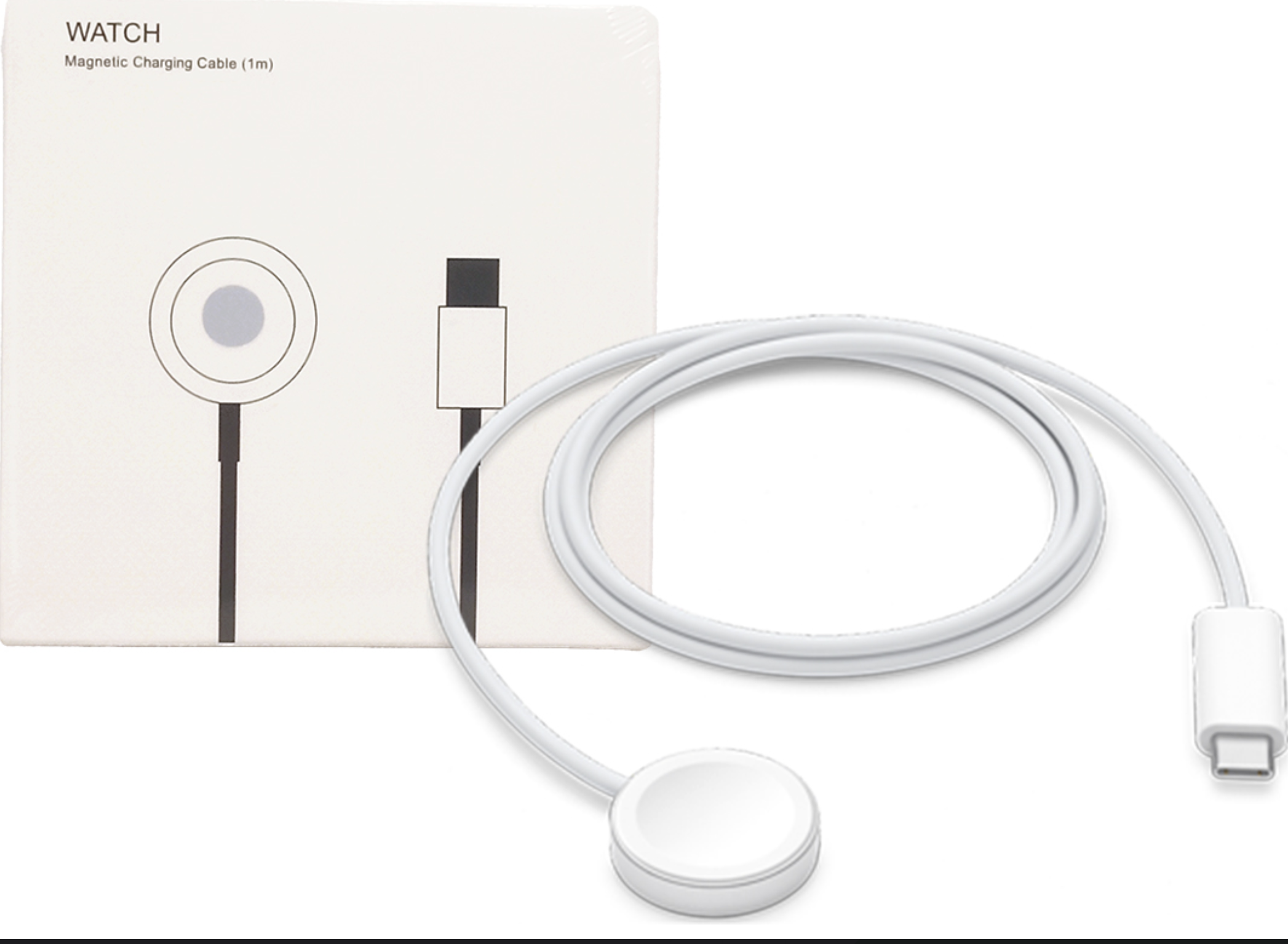 CABLE USB TIPO C APPLE WATCH 1 2 3 4 5 6 7 8 9 MAGNETICO 1M ALTERNATIVO