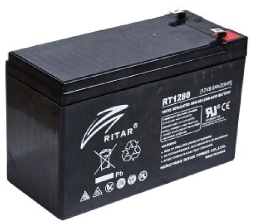 BATERIA 12V 8A 151X65X94MM GEL RECARGABLE RECOMENDADA PARA UPS Y ALARMAS