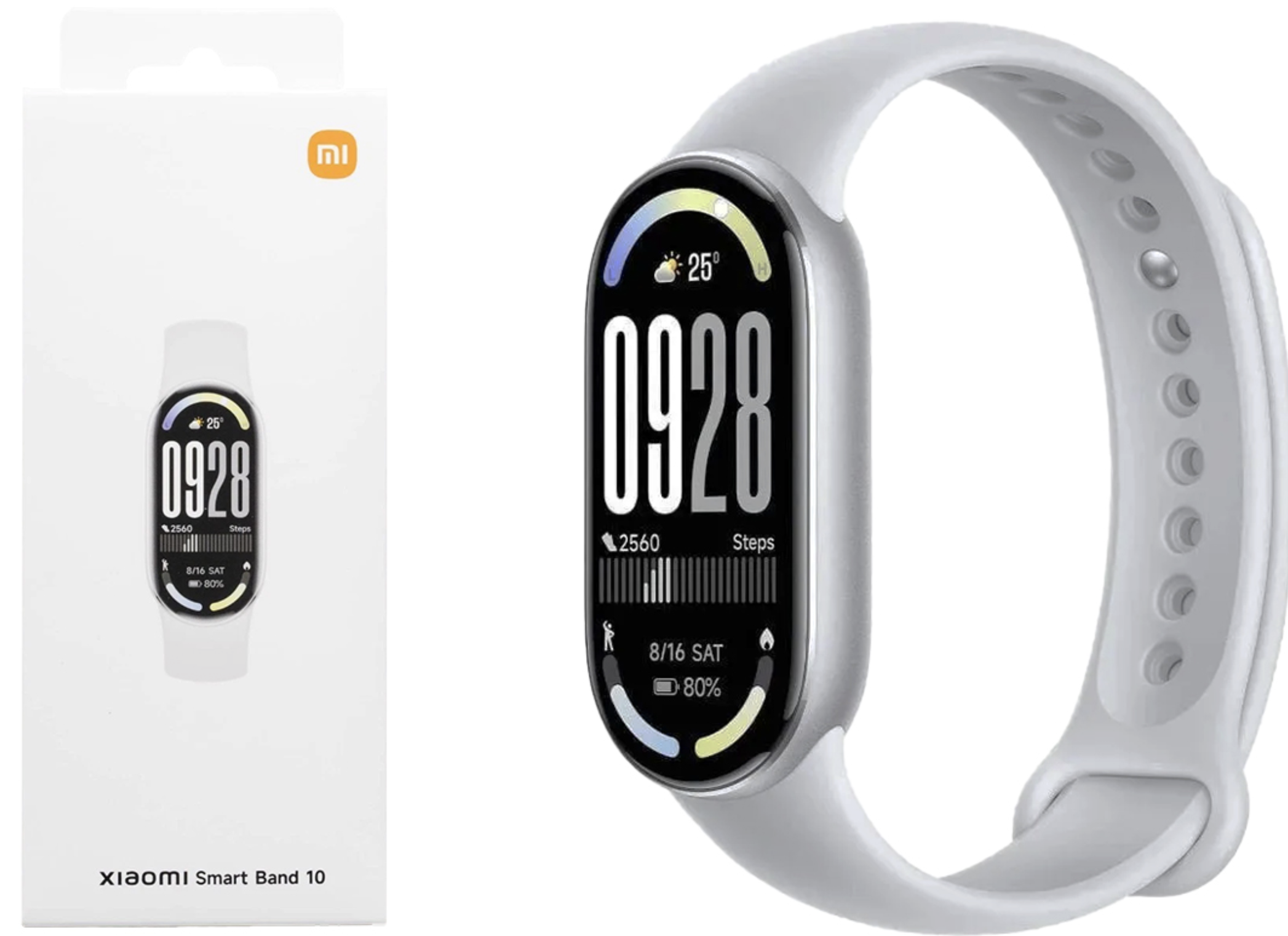 SMARTBAND XIAOMI MI BAND 10 RITMO CARDIACO SUENO ESTRES OXIMETRO NOTIFICACIONES ACELEROMETRO GIROSCOPIO SUMERGIBLE 5ATM 150 MODOS DEPORTES BRUJULA BLU