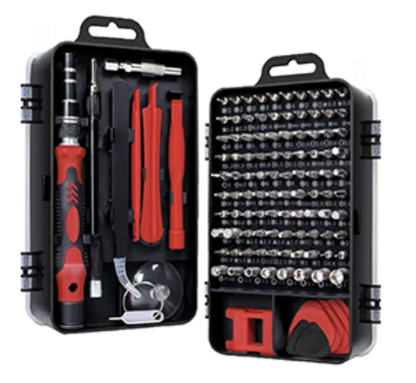 KIT DE DESTORNILLADORES 115 EN 1 MAGNETICOS DESTORNILLADOR IMANTADO PARA CELULARES COMPUTADORAS TABLETS CONSOLAS