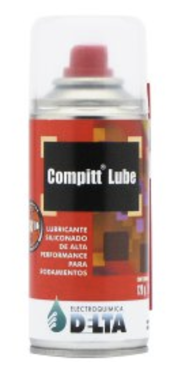 LUBRICANTE DELTA COMPITT LUBE 180CC 120G LUBRICANTE SILICONADO DE ALTA PERFOMANCE PARA RODAMIENTOS
