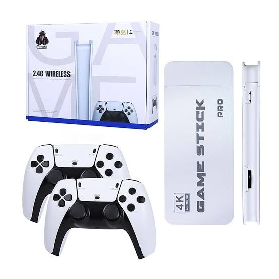 Art.(5432) Consola Juegos GAME 2.4G Wirelless 3D 4k 2 Joyst