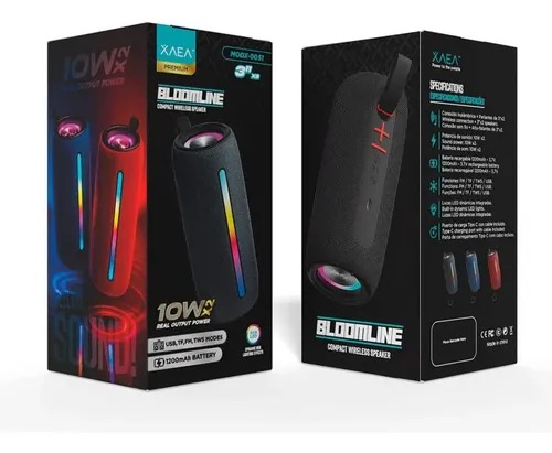 Art.(6500) Parlante Xaea Bloomline Modx-0051 Bluetooth USB