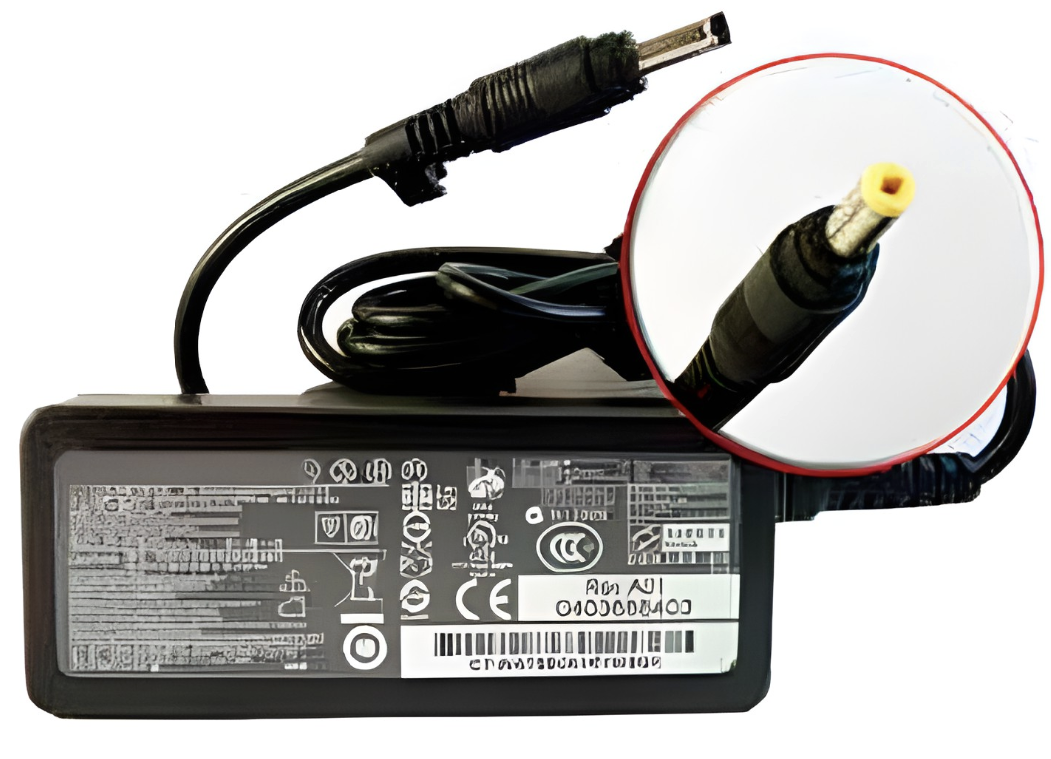 CARGADOR NETBOOK 19V 1.58A 4.0x1.7MM 30W ALTERNATIVO HP MINI INCLUYE CABLE DE TENSION
